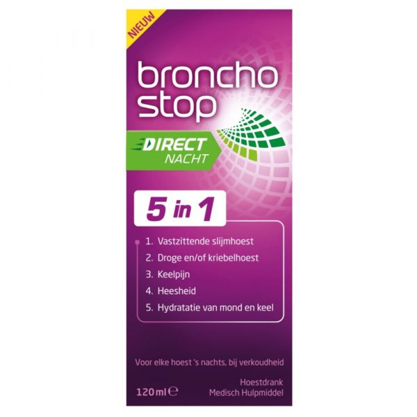 Bronchostop Direct Nacht 5-in-1 120 ml