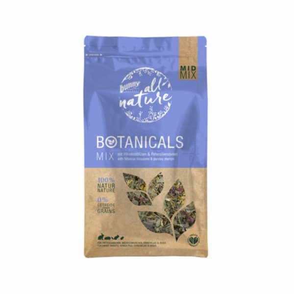 Bunny Nature Botanicals Konijnensnack Hibiscus- Peterselie 150 gr