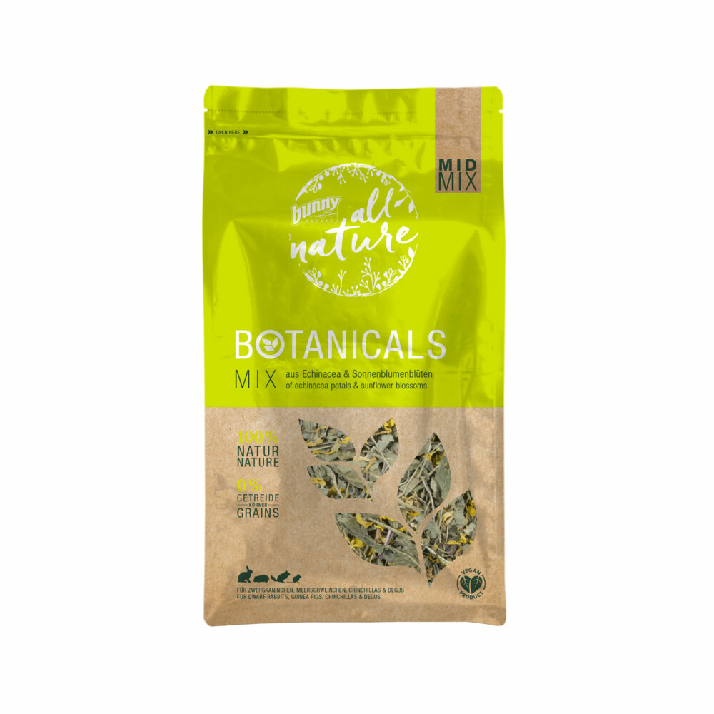 Bunny Nature Botanicals Konijnensnack Zonnehoed - Zonnebloem 140 gr