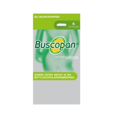 Buscopan Scopolamyne 10 mg 6 zetpillen