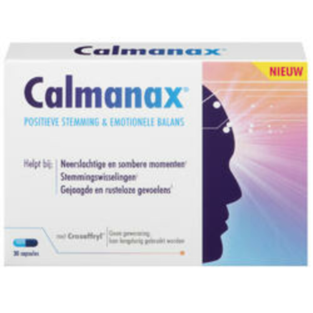 Calmanax Positieve Stemming&Emotionele Balans 30 capsules