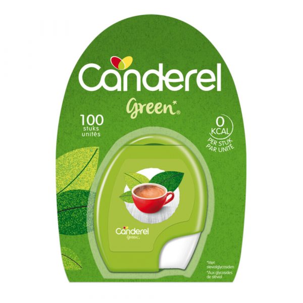 9x Canderel Green Stevia Zoetjes 100 stuks