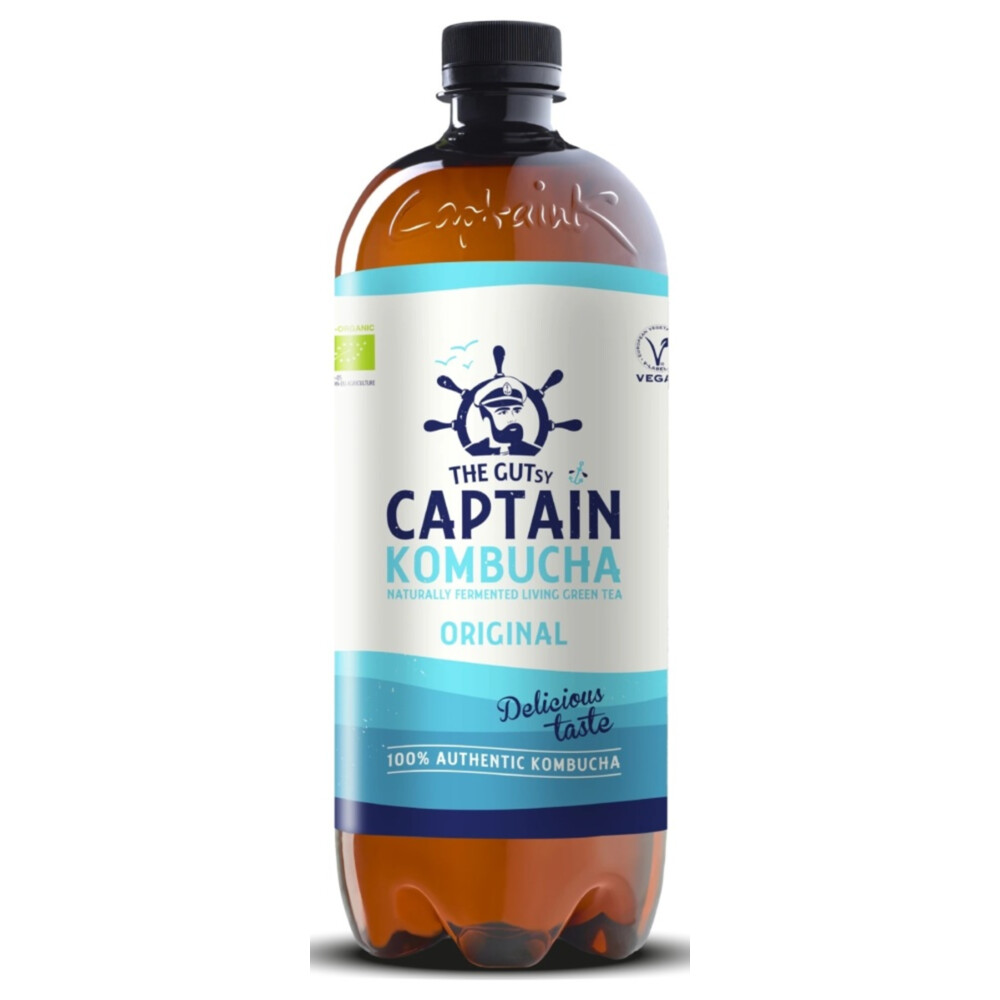 3x Captain Kombucha Original Biologisch 1 liter