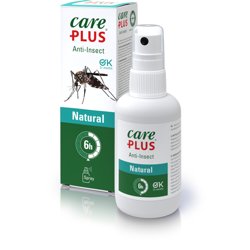 2x Care Plus Anti Insect Natural Spray 60 ml