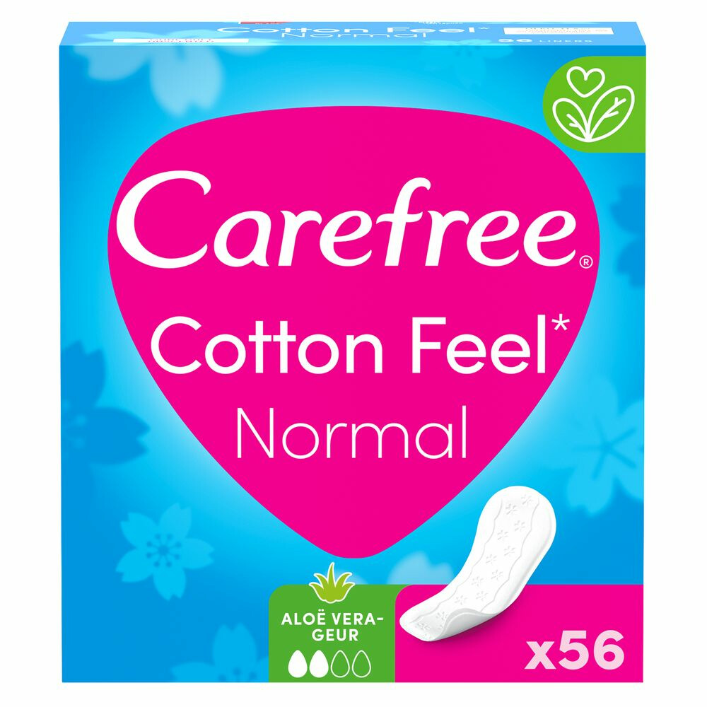 Carefree Cotton Feel Aloe 56 stuks