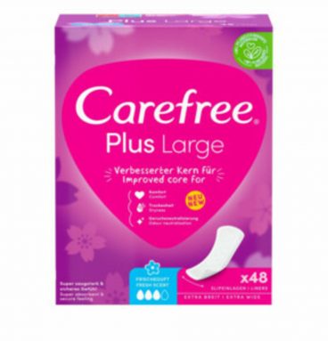 Carefree Plus Large Fresh 48 stuks