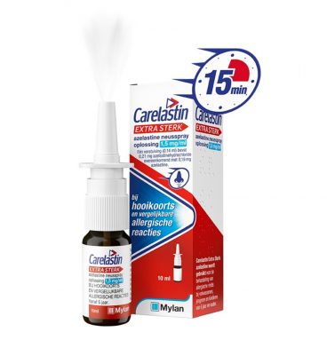 Carelastin Extra Sterk Azelastine Neusspray bij Hooikoorts 10 ml