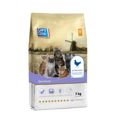 CaroCroc Kattenvoer Sterilised Verse Kip 7 kg