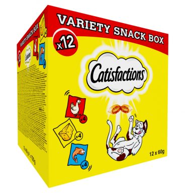 Catisfactions Kattensnacks Megabox 12 x 60 gr