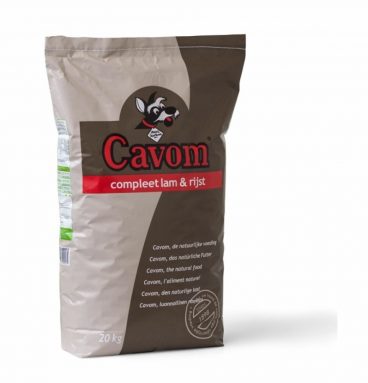 Cavom Compleet Hondenvoer Lam - Rijst 20 kg