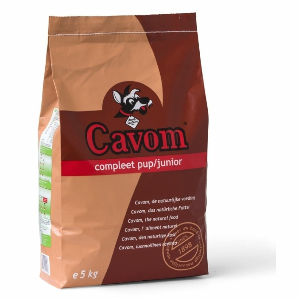 Cavom Compleet Hondenvoer Pup - Junior 5 kg