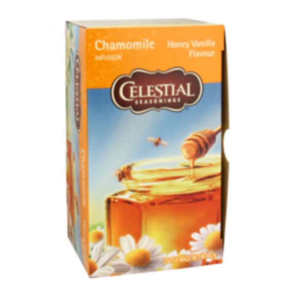 3x Celestial Seasonings Honey Vanilla Chamomile Thee 20 stuks