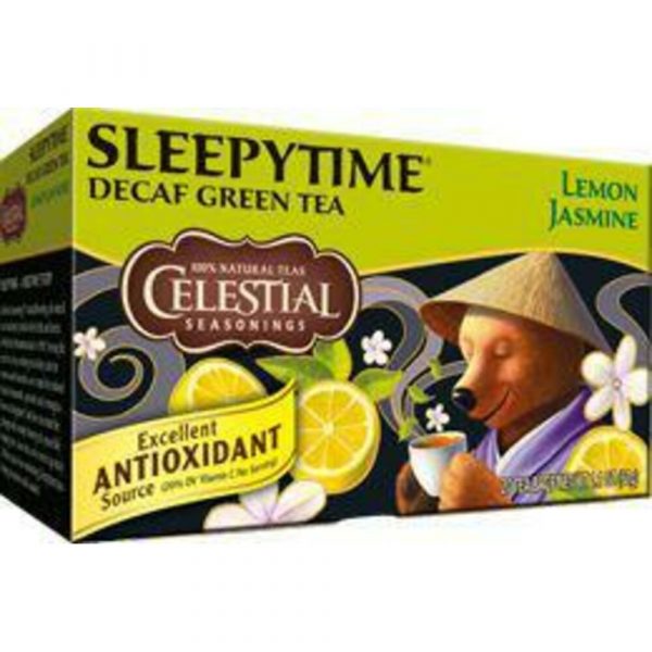 3x Celestial Seasonings Sleepy Time Groene Thee Decafe 20 stuks