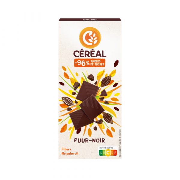 6x Céréal Chocotablet Puur 80 gr