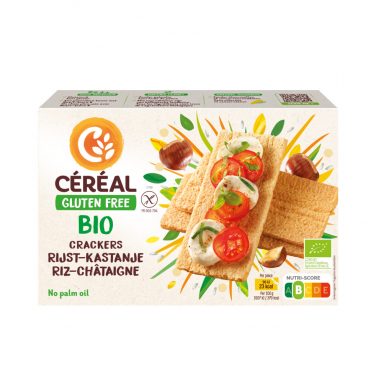 3x Céréal Crackers Rijst&Kastanje 250 gr