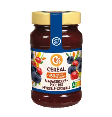 6x Céréal Jam Bosbes&Rode Bes 270 gr