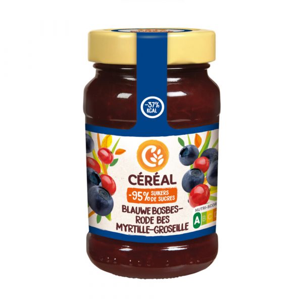 6x Céréal Jam Bosbes&Rode Bes 270 gr