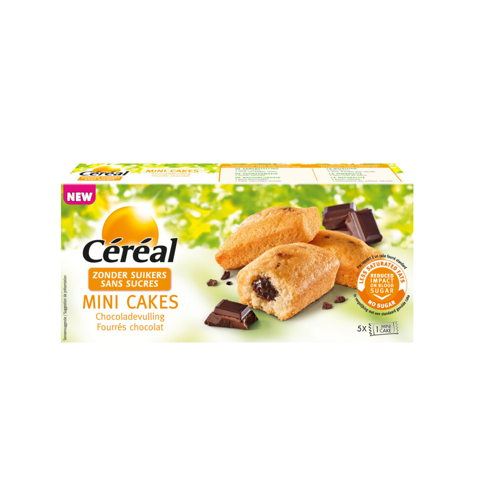 Céréal Mini Cakes Chocoladevulling 150 gr