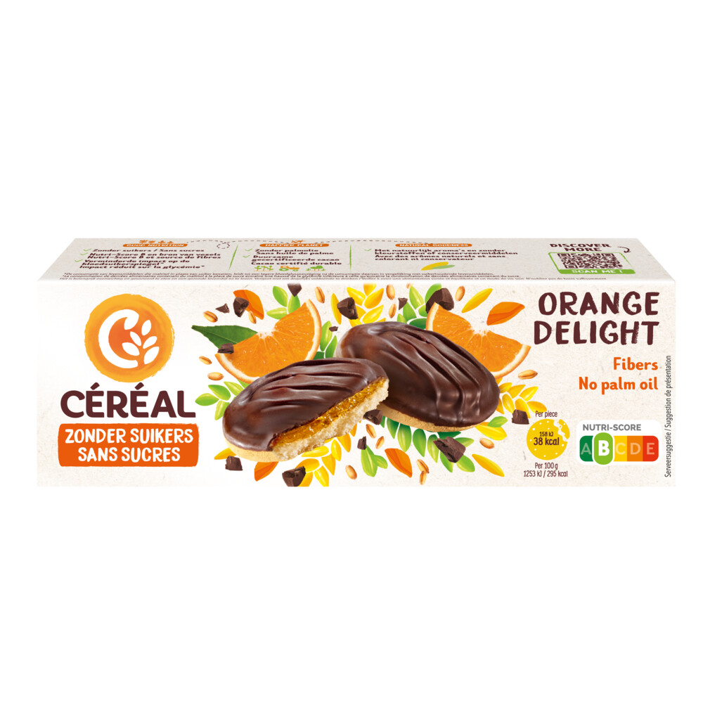 Céréal Zachte Koekjes Sinaasappel Delight 140 gr