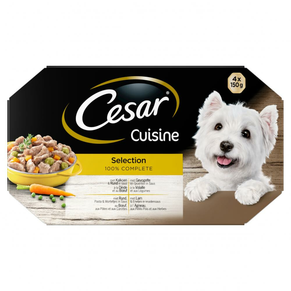 Cesar Cuisine in Saus Kuipje Multipack 600 gr