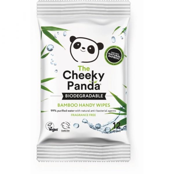 6x Cheeky Panda Vochtige Doekjes Bamboo 12 doekjes