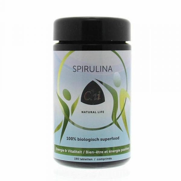 Chi Natural Life Bio Spirulina 500 mg 190 tabletten