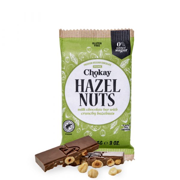 3x Chokay Original Melkchocolade Hazelnoot 85 gr