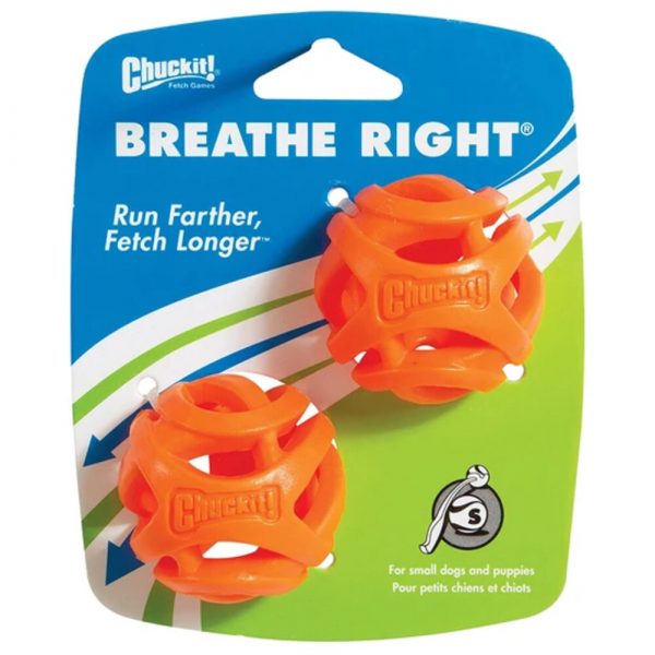 Chuckit Breathe Right Fetch Ball Medium 2-pack 6 cm