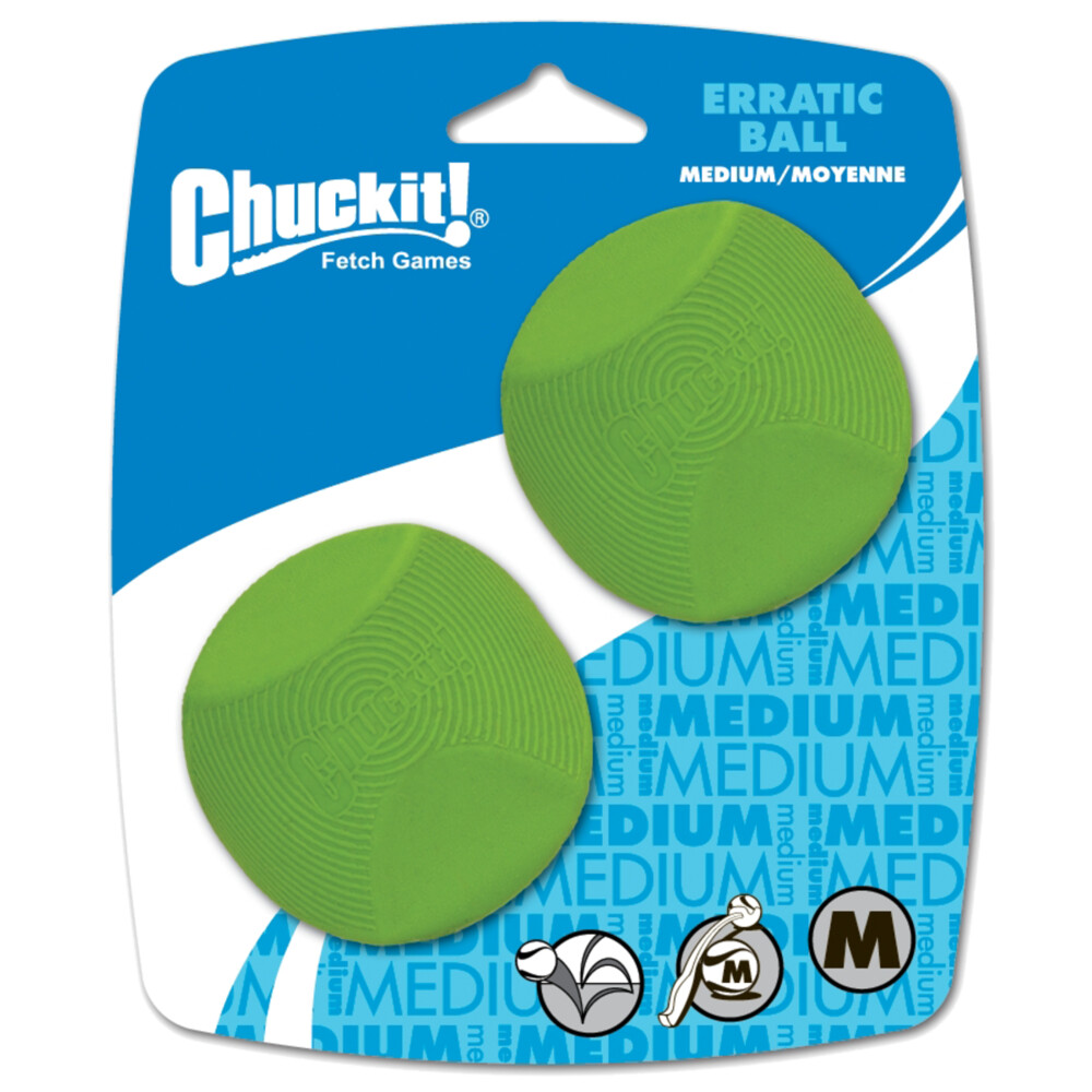 Chuckit Erratic Ball Medium 2-pack