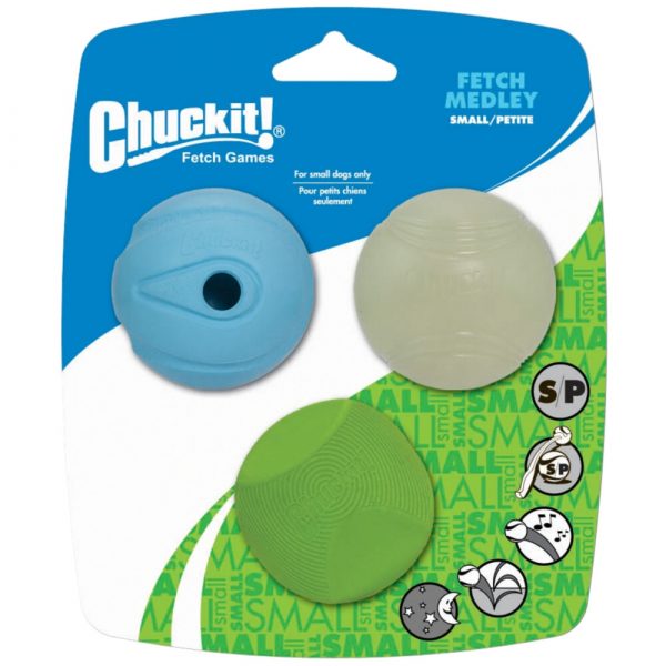 Chuckit Fetch Medley Small 3-pack