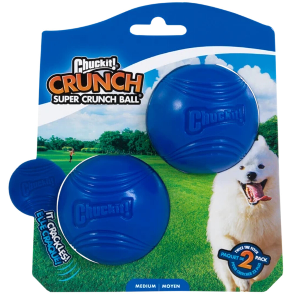 Chuckit Super Crunch Ball 2-pack 6 cm