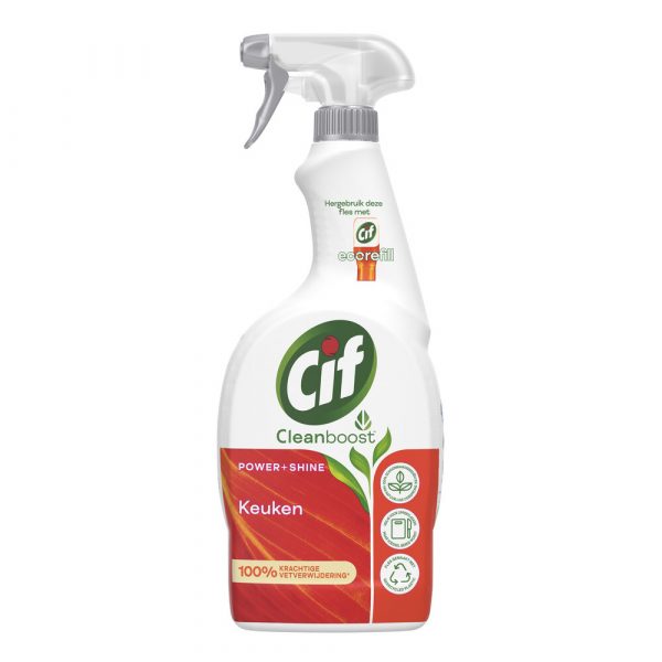 6x Cif Power&Shine Spray Keuken 750 ml