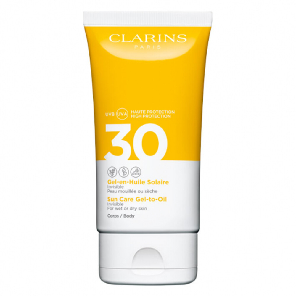 2x Clarins Sun Care Zonbescherming Gel-To-Oil SPF30 150 ml