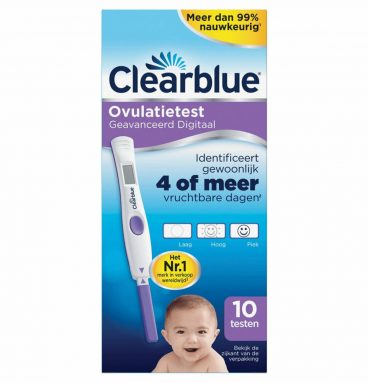 Clearblue Ovulatietestset Digitaal Geavanceerd 10 stuks