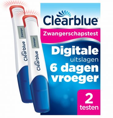 6x Clearblue Zwangerschapstest Ultravroeg Digitaal 2 stuks