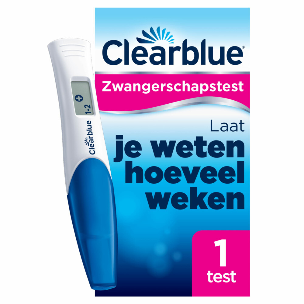 6x Clearblue Zwangerschapstest met Wekenindicator