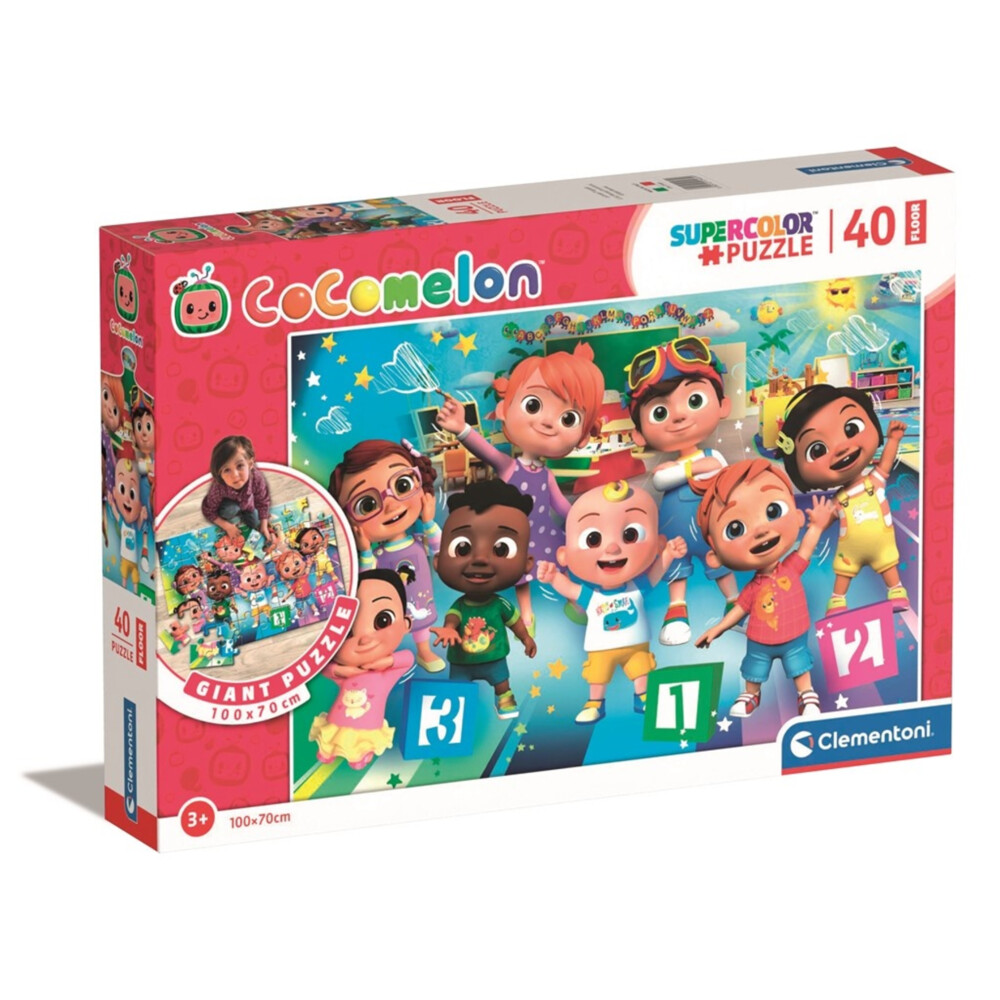 Clementoni Cocomelon - Vloerpuzzel 40 Stukjes 1 Stuk