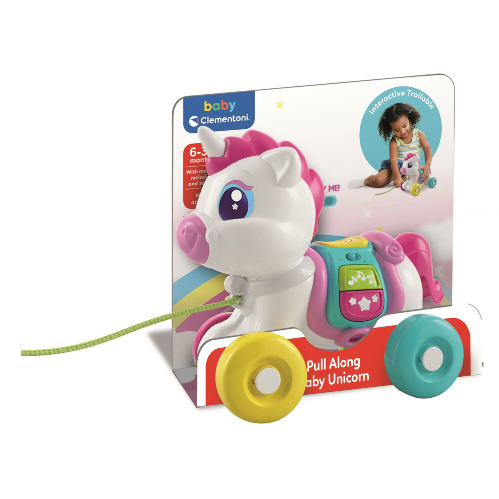 Clementoni Interactieve Unicorn met Trekkoord