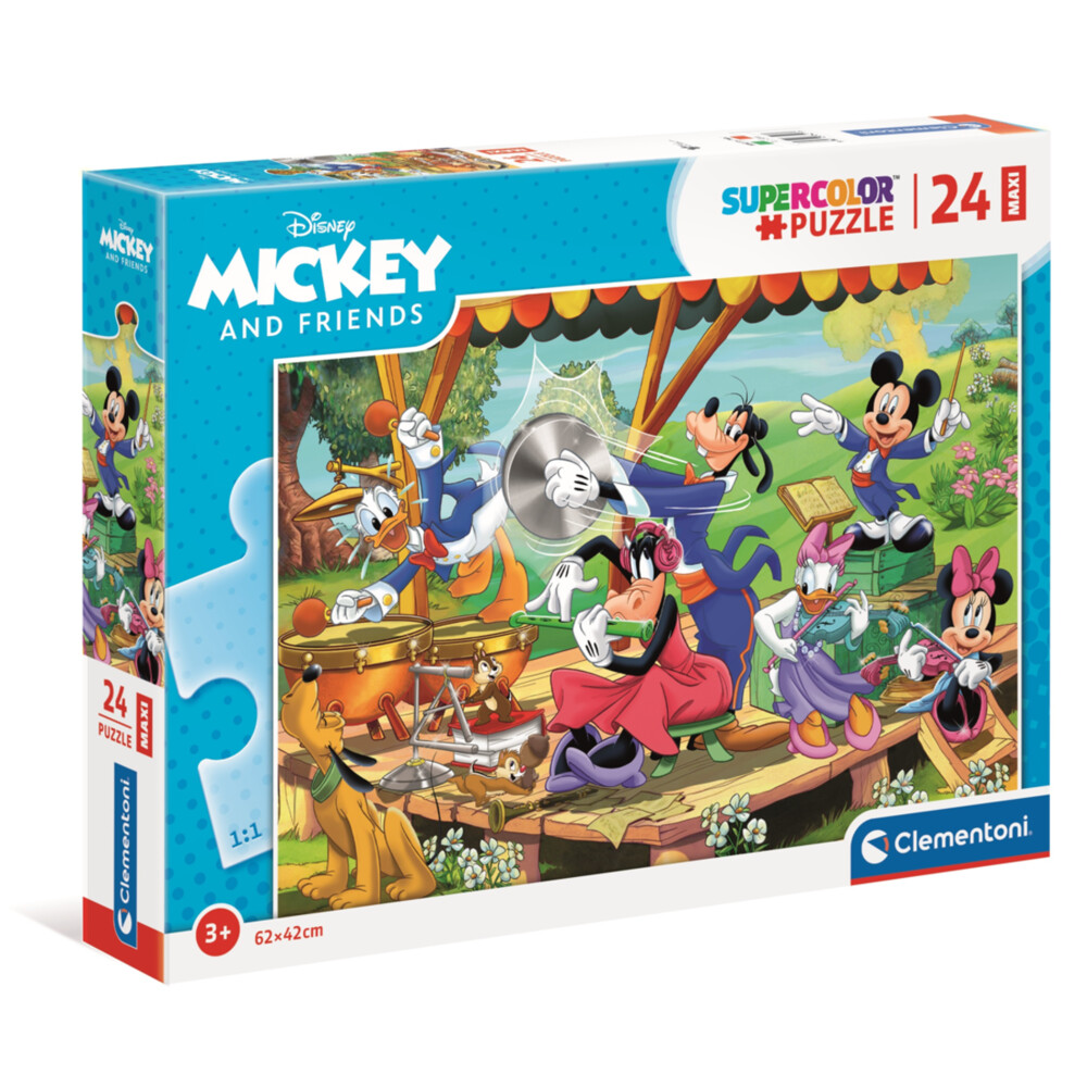 Clementoni Mickey&Friends Maxi - 24 Stukjes