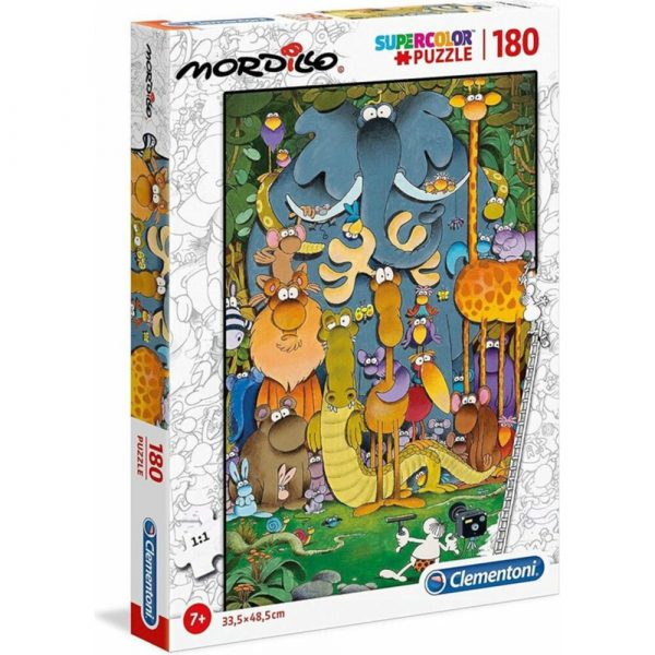 Clementoni Mordillo Kinder Puzzel - The Picture Puzzel 180 Stukjes 1 Stuk