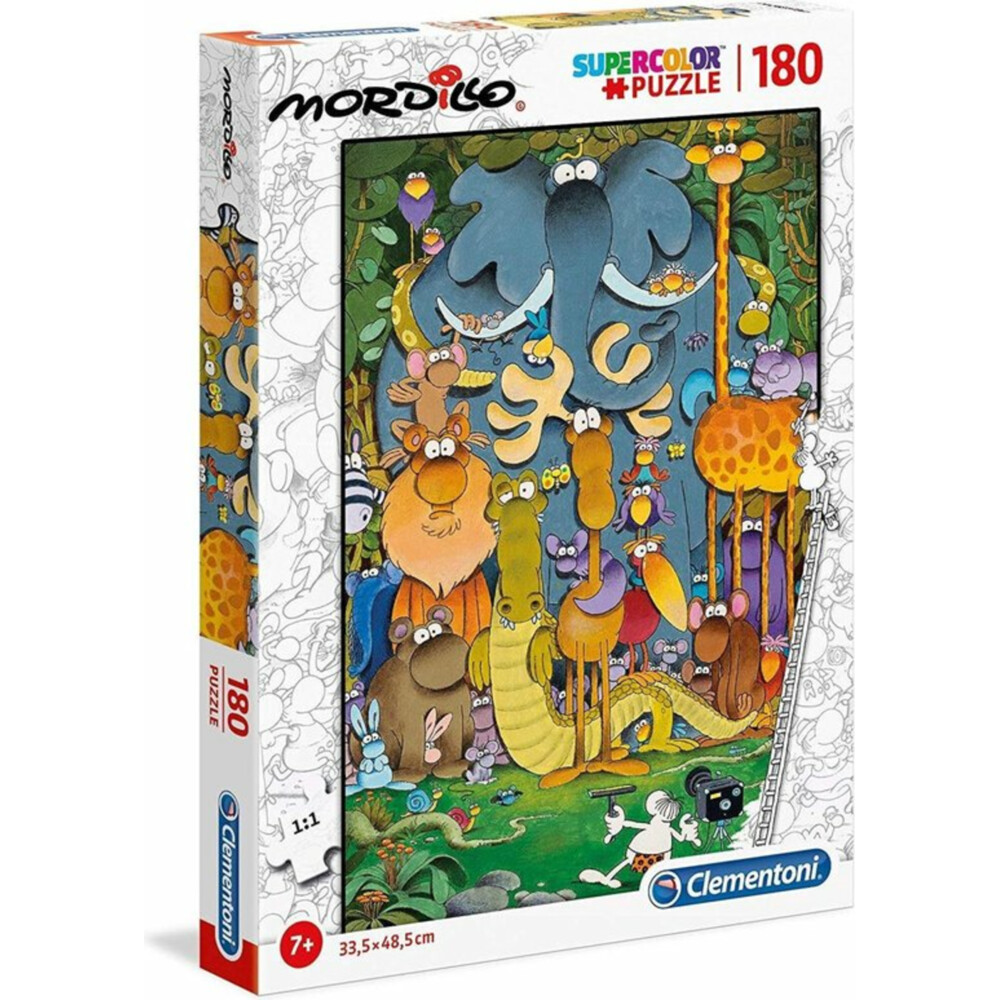 Clementoni Mordillo Kinder Puzzel - The Picture Puzzel 180 Stukjes 1 Stuk