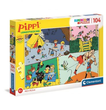 Clementoni Pippi Langkous Puzzel 104 Stukjes 1 Stuk