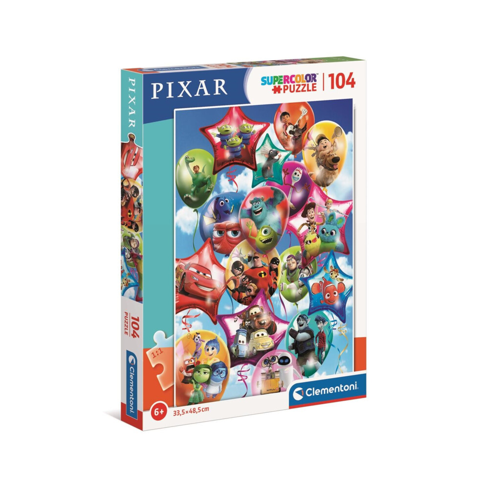 Clementoni Pixar Party Puzzel 104 Stukjes 1 Stuk