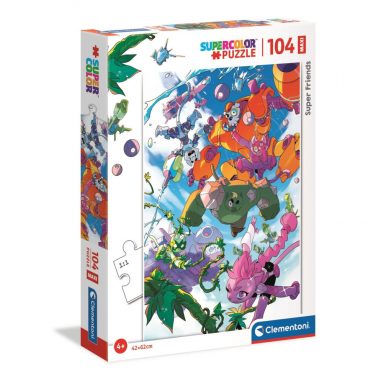 Clementoni Super Friends! Maxi Puzzel 104 Stukjes 1 Stuk