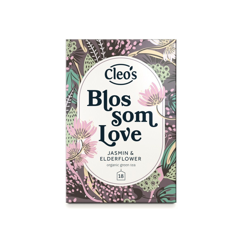 3x Cleo's Biologische Thee Blossom Love 18 stuks