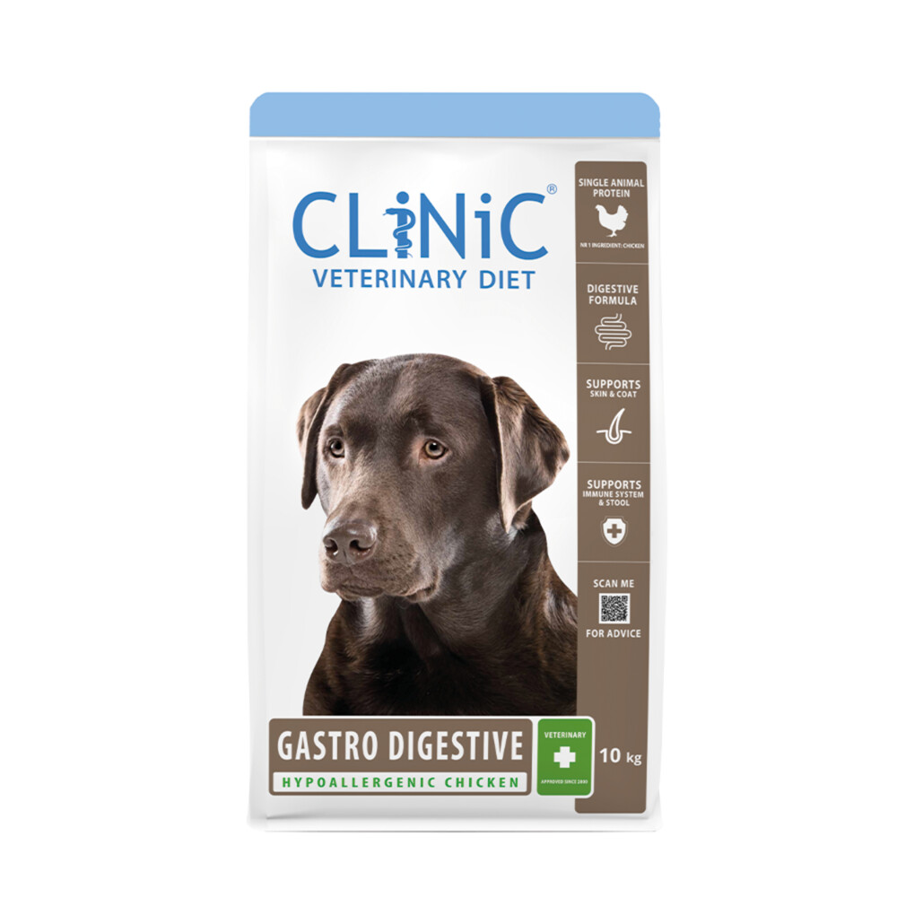 Clinic Hondenvoer Gastro Digestive Kip 10 kg