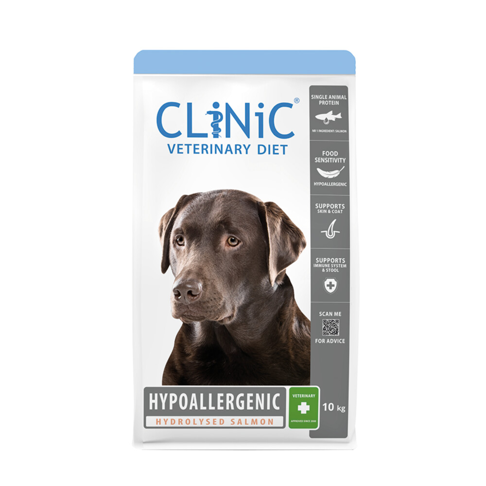 Clinic Hondenvoer Hypoallergeen Zalm 10 kg