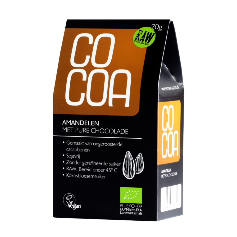 6x Cocoa Ballen Raw Food Aman Bio 70 gr