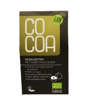 Cocoa Ballen Raw Food Hazelnoot Bio 70 gr