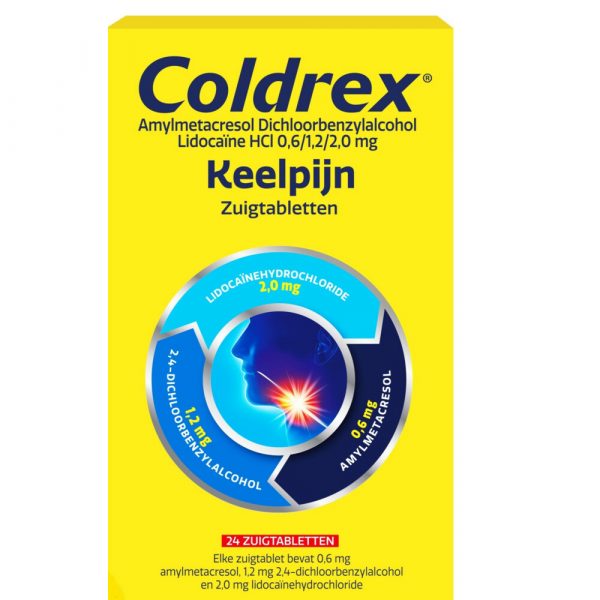 Coldrex Keelpijn 24 zuigtabletten